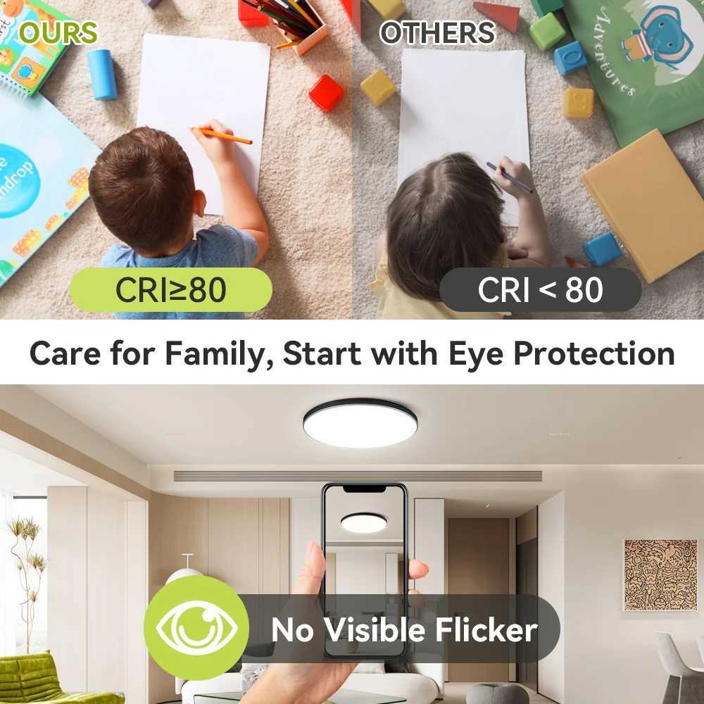 LED Ceiling Light Remote Control Dimmable Living Room Chandelier Bedroom Bathroom Fixture Ceiling 220v Led Lamp Kitchen LightingXJ2500613