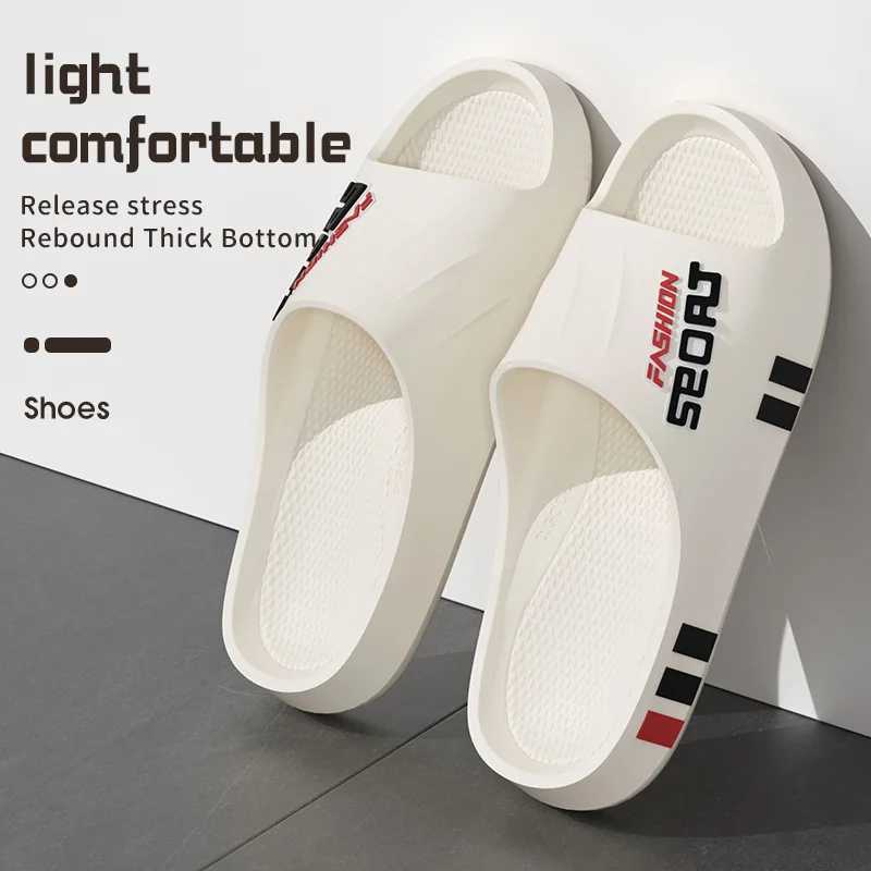 Sports slippers for women summer new style summer outerwear thick soled comfortable cool slippers for men Z250614