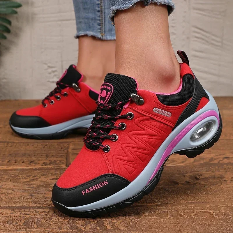 Vulcanized Womens Shoes Fashionable ious n Breathable Platform Shoes Comfortable Outdoor Hiking Womens Sneakers 250610
