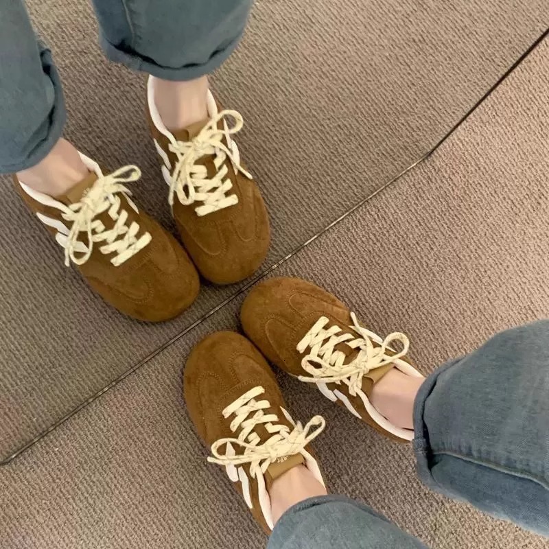 Ddmysports Spring New Women S Versatile Flat Sports Casual White Lightweight German Training Shoes Outdoor Shoes