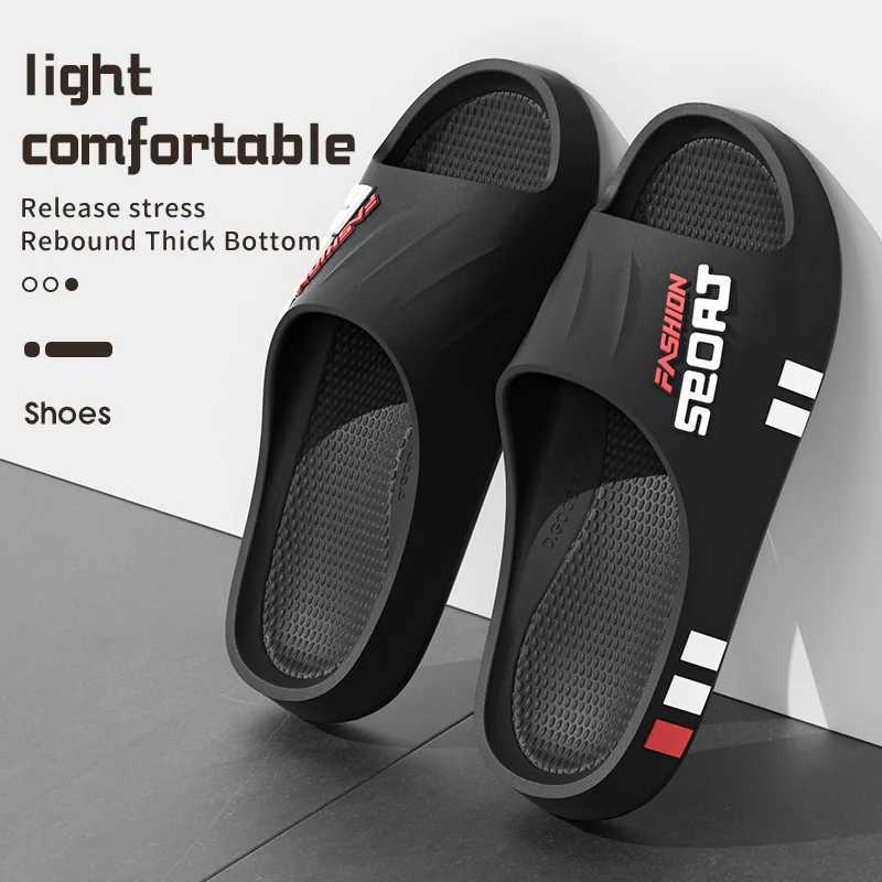 Sports slippers for women summer new style summer outerwear thick soled comfortable cool slippers for men Z250614