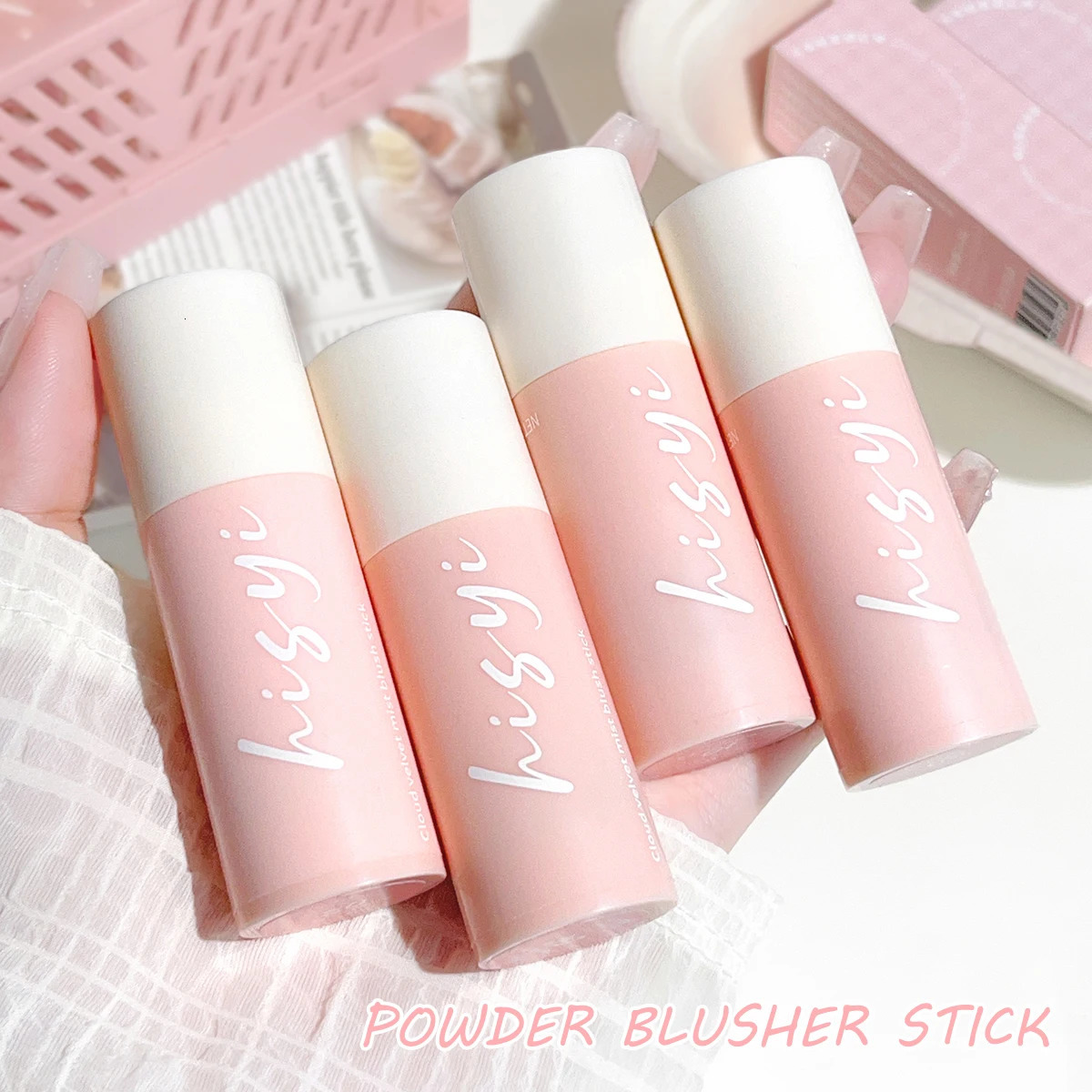 Blush Stick - Waterproof Natural Matte Medium coverage suitable for all skin tones natural saturated pink tone 250614