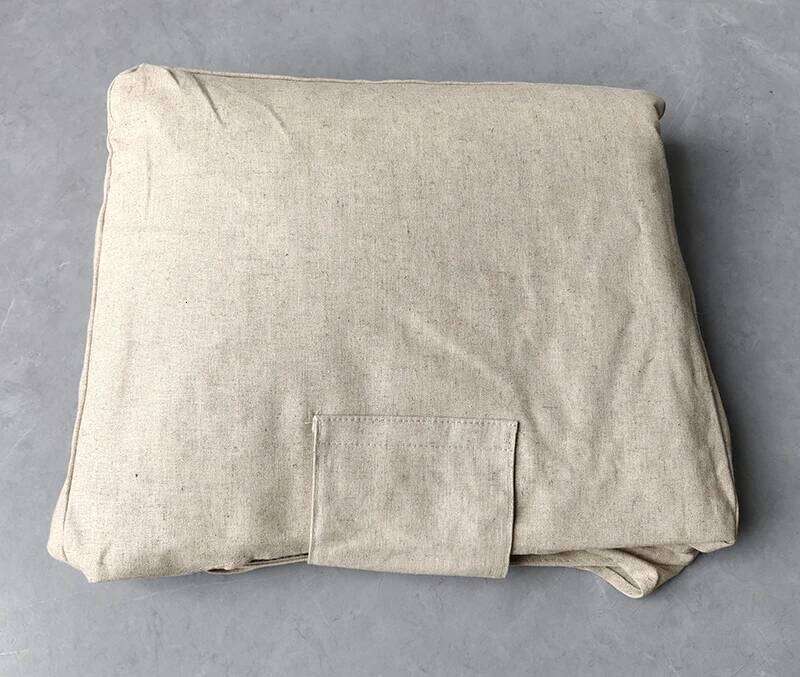 Fiess Spiky Lotus Acupuncture Massage Mat Bed Pilates Linen Cotton Yoga Massager Cushion For Neck & Back Pain Relief