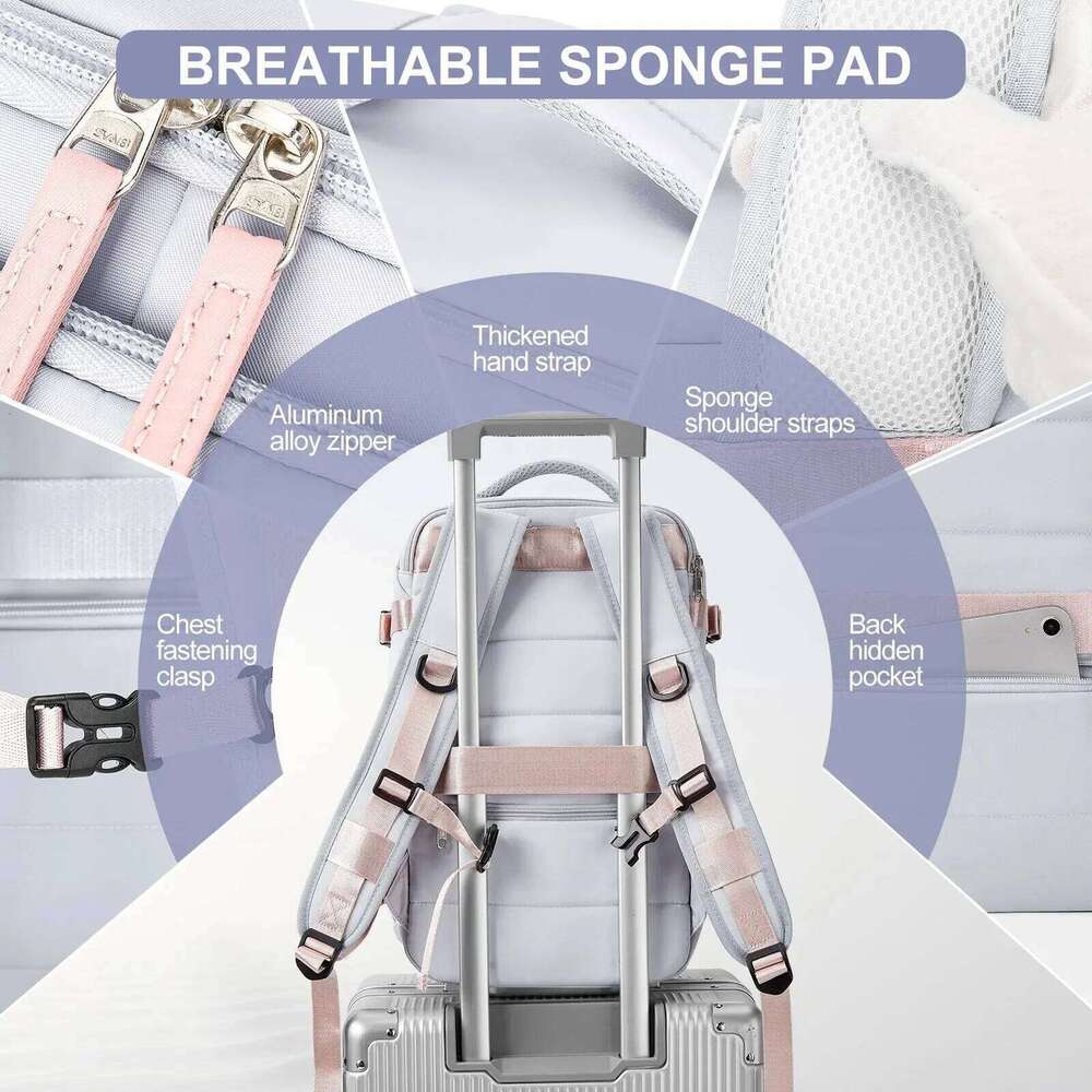 Likros Cabin Ryanair 40X20x25 Easyjet 45X36x20 Backpack For Women, Laptop Travel Backpacks Airline Approved Hand Lage Bag