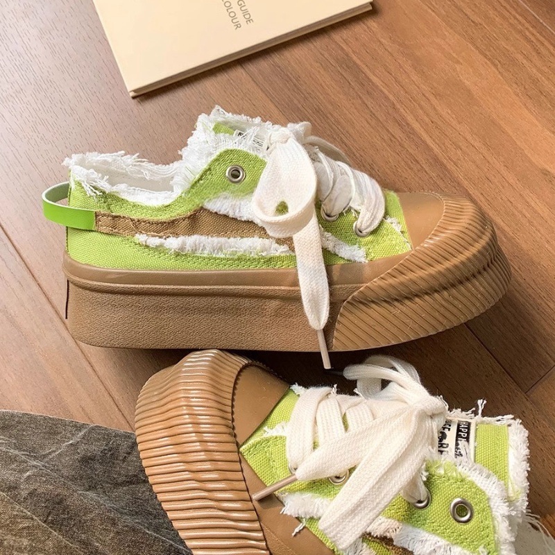 Ddmysports Campus Niche Design Canvas New Spring White Ins Trend Versatile Sneakers Women Casual Shoes Outdoor Shoes