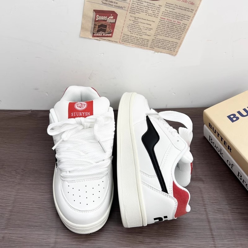 Ddmysports New Spring Korean Style Niche Bread Casual Sneakers For Women Ins Student Versatile Sports White Shoes Outdoor Shoes