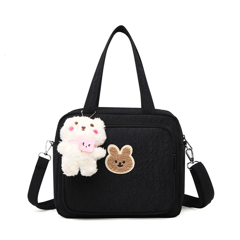 Mommy Stroller Nappy Bag Portable Cute Cartoon Multi-function Large Capacity Baby Diaper Bags with Pendant Nylon Mom Travel Tote 250614