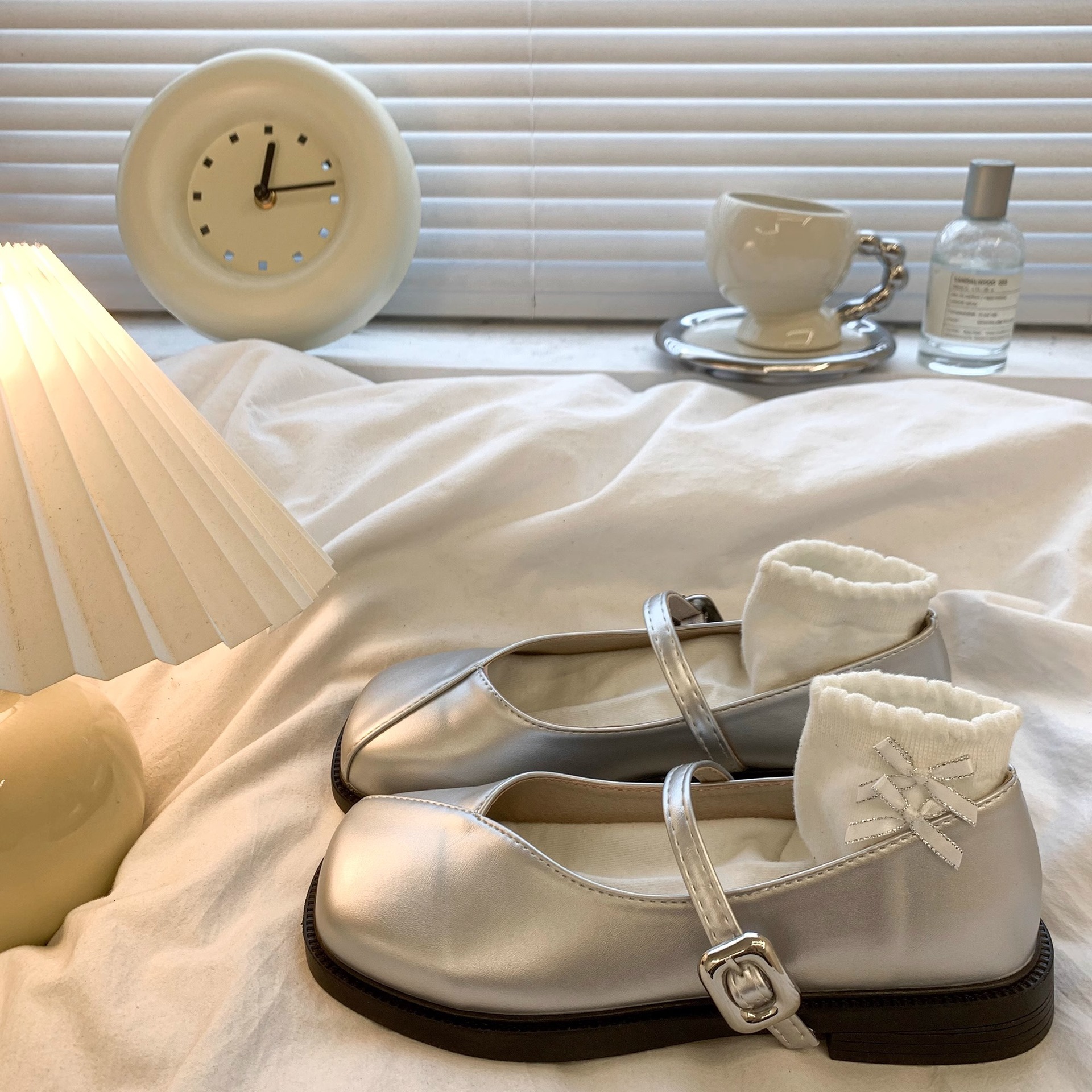 Ddmysports Mary Jane Shoes For Women Summer New Fashion Simple Versatile Casual Flat Square Toe Loafers Outdoor Shoes