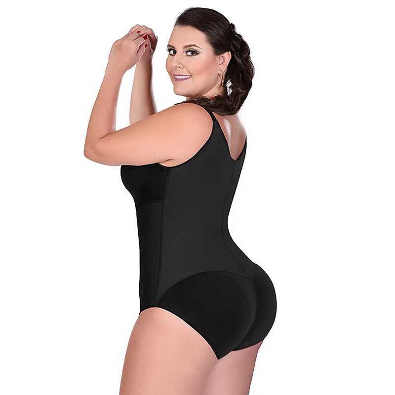Colombian Shapewear Molding Body Shaper Post Surgery Compression Garment Shapewear Tummy Control with Zipper XJ250614