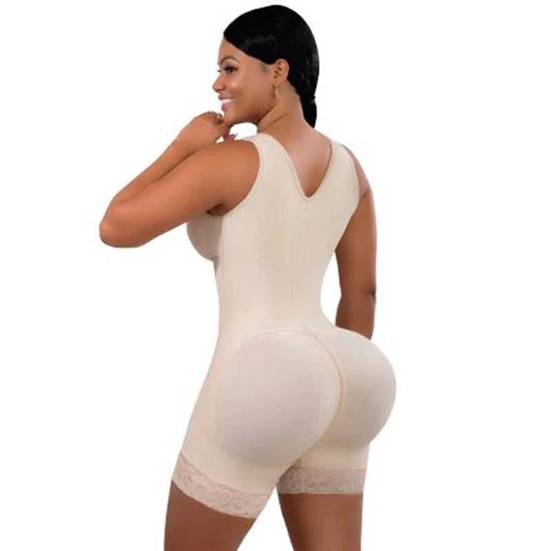 Womens Compression Corset Garments Abdomen Shaping Short Vest Girdle Postpartum Post Liposuction Bodysuit Fajas Colombianas XJ250614
