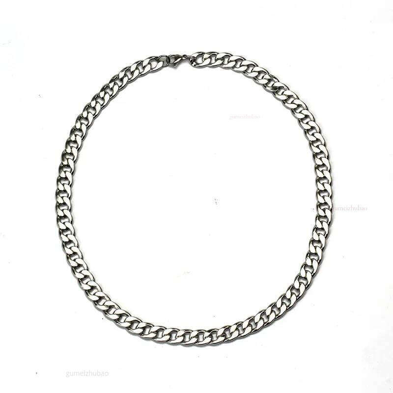 316L Stainless Steel Cuban for Men Women Chunky Miami Curb Mens Link Sier Thick Chain Necklace Punk Jewelry 3MM 5MM 7MM 9MM 10MM