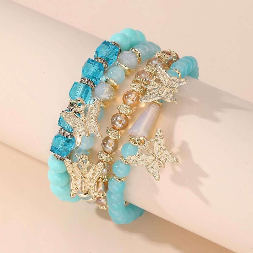 Beaded Bracelets for Women Trendy Stacks Boho Bead Bracelet Pack Friendship Jewelry
