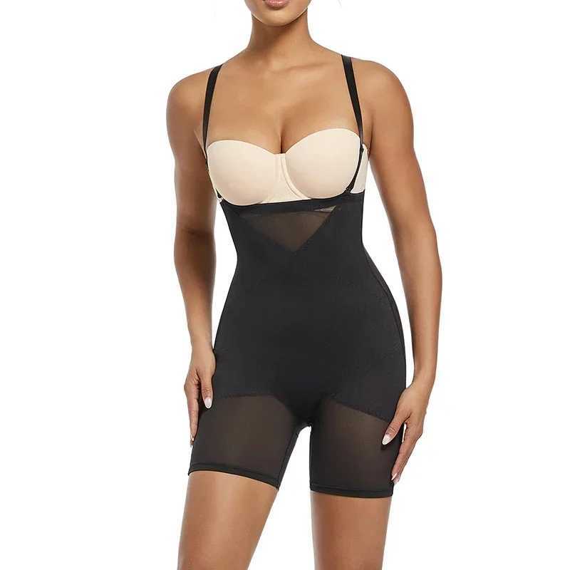 Light Shapewear Bodysuit Waist Tummy Control Body Shaper Women Slimming Underwear Thin Breathable XJ250614