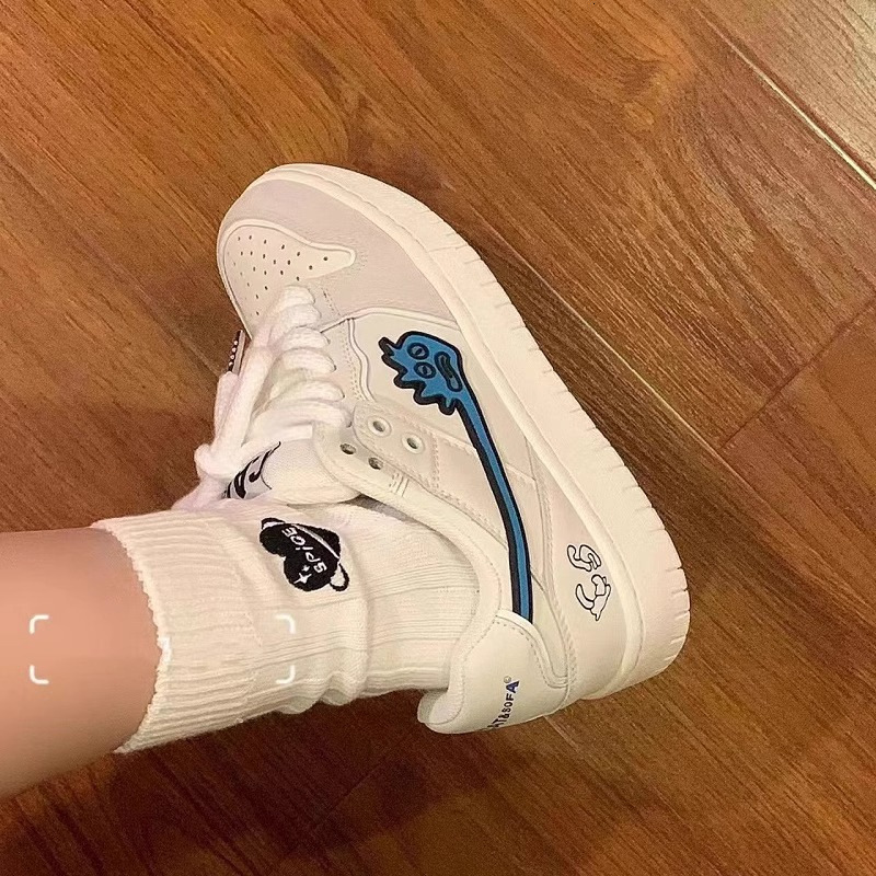 Ddmysports High Quality White Sneakers Summer New Niche Couple Casual Shoes Ins Trendy Versatile Outdoor Shoes