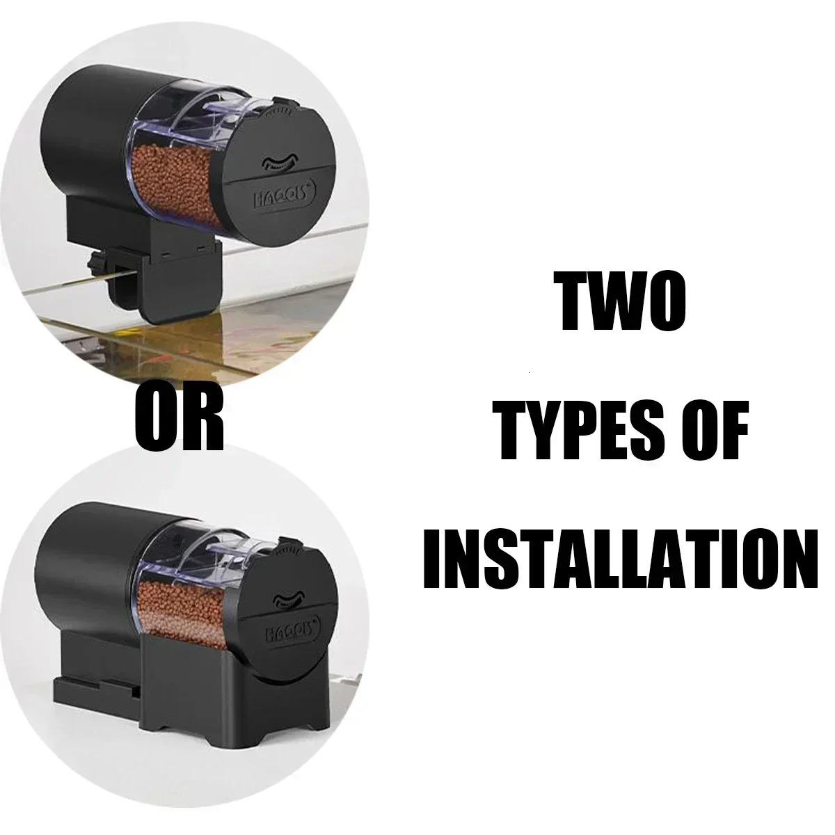 2025 Automatic Fish Feeder 100ml -Digital Programmable Aquarium Food Dispenser with Timer IP66 Waterproof for Pond/Turtle Tanks 250613