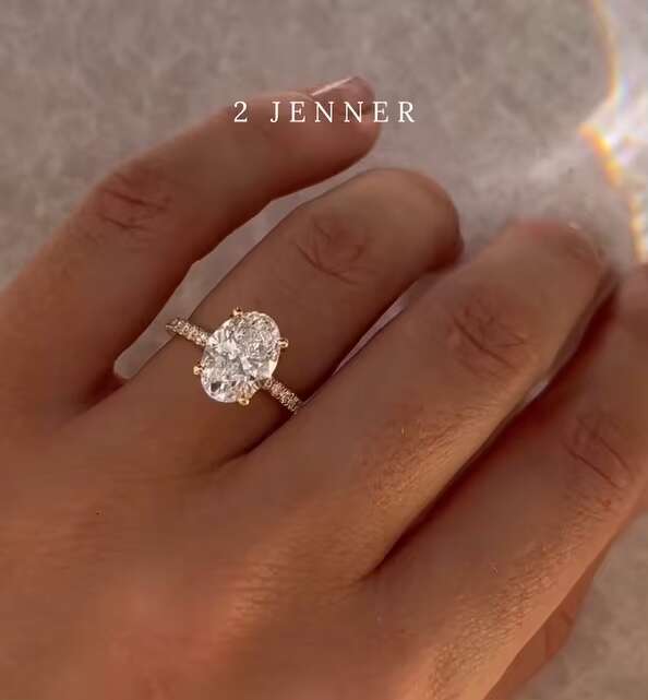 Classic Women Jewelry 925 Sterling Silver VVS Moissanite Engagement Ring Solid 10K 14K Gold Plated Radiant Cut Lab Grown Rings