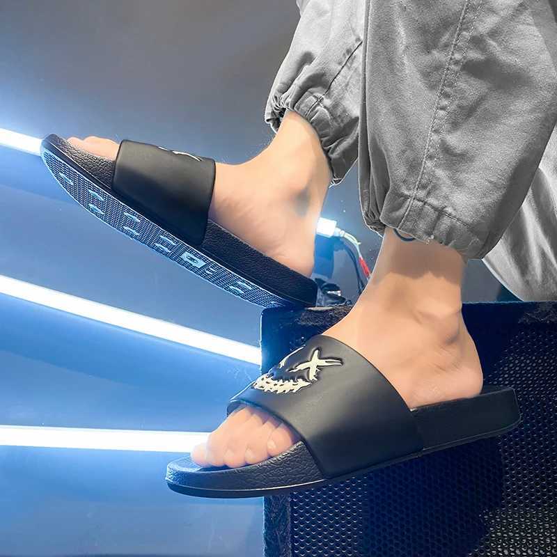 Soft Home Men Slippers Couple Summer Indoor Skid Proof Bathroom Slippers Sandals Hotel Color Men Flip Flops Flat Shoes Size 39-46 Z250614