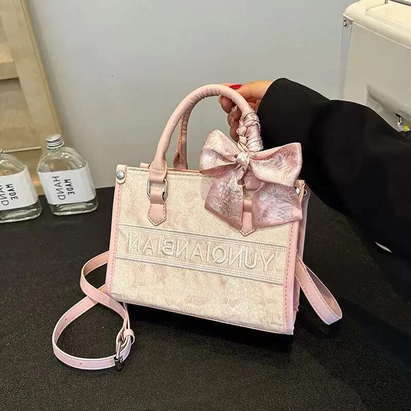 Designer Free Shipping New Single Shoulder For Women Ladies Flap Bucket Bag Fashion Crossbody Pink Handbag Free shipping