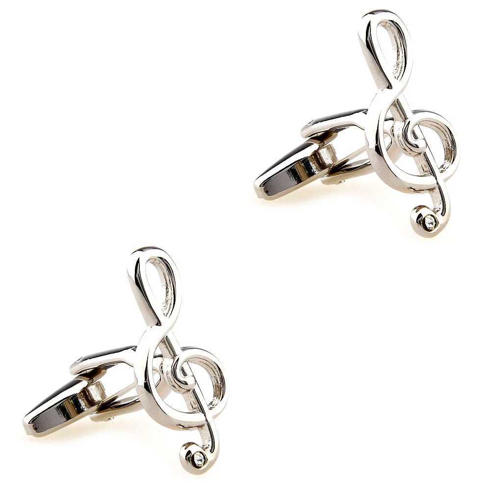 4 Styles TZG Fashion Music Cufflinks Men Cuff Links Note 1 Pair Shipping XJ250614
