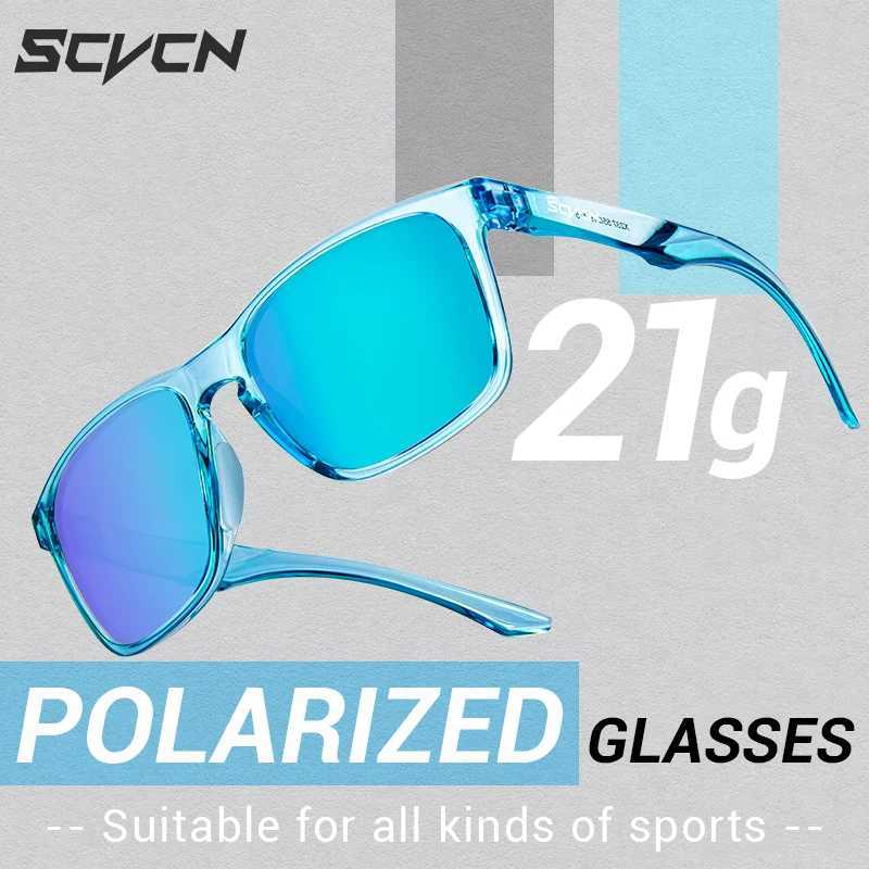 SCVCN Polarized Cycling Sunglasses Outdoor Fishing Sunglasses UV400 Sports Running Glasses Men MTB Cycling Glasses Z250614