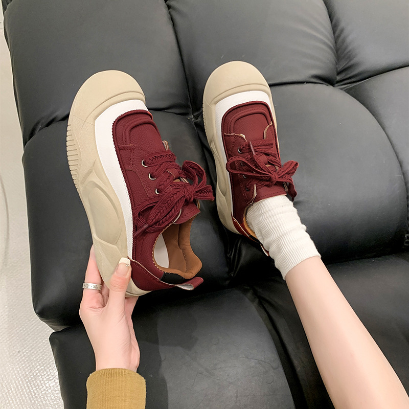 Ddmysports Spring New Breathable Women S Versatile Thick Soled Casual Sneakers Trendy Dad Shoes For Outdoor Shoes