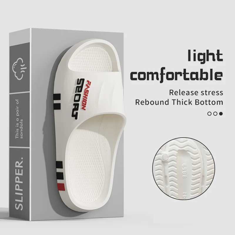 Sports slippers for women summer new style summer outerwear thick soled comfortable cool slippers for men Z250614