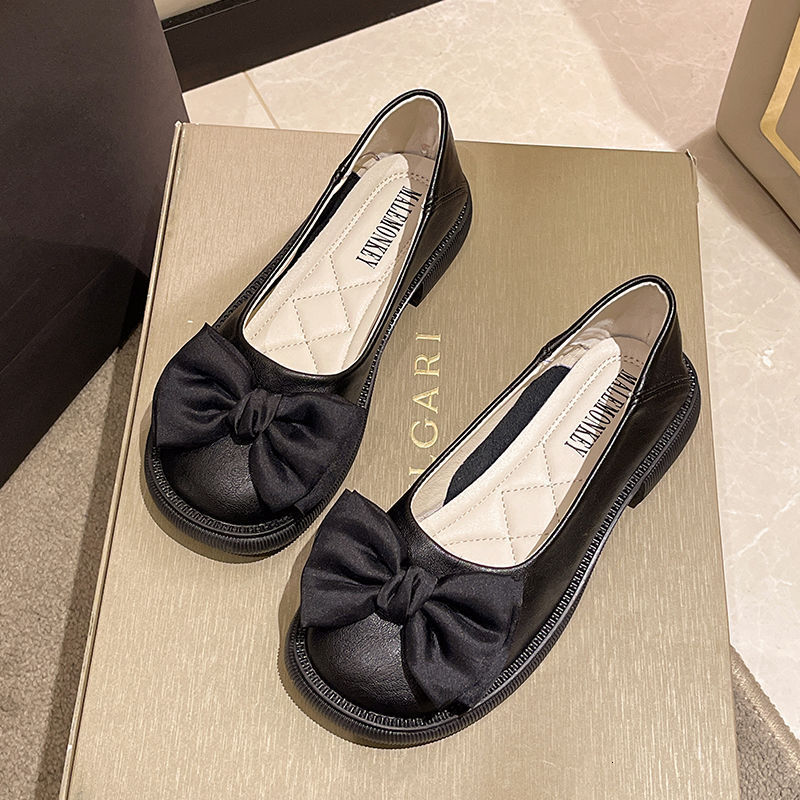 Ddmysports Gentle Style Flat New Versatile Fairy With Skirts Bowknot French Mary Jane Shoes For Women Outdoor Shoes