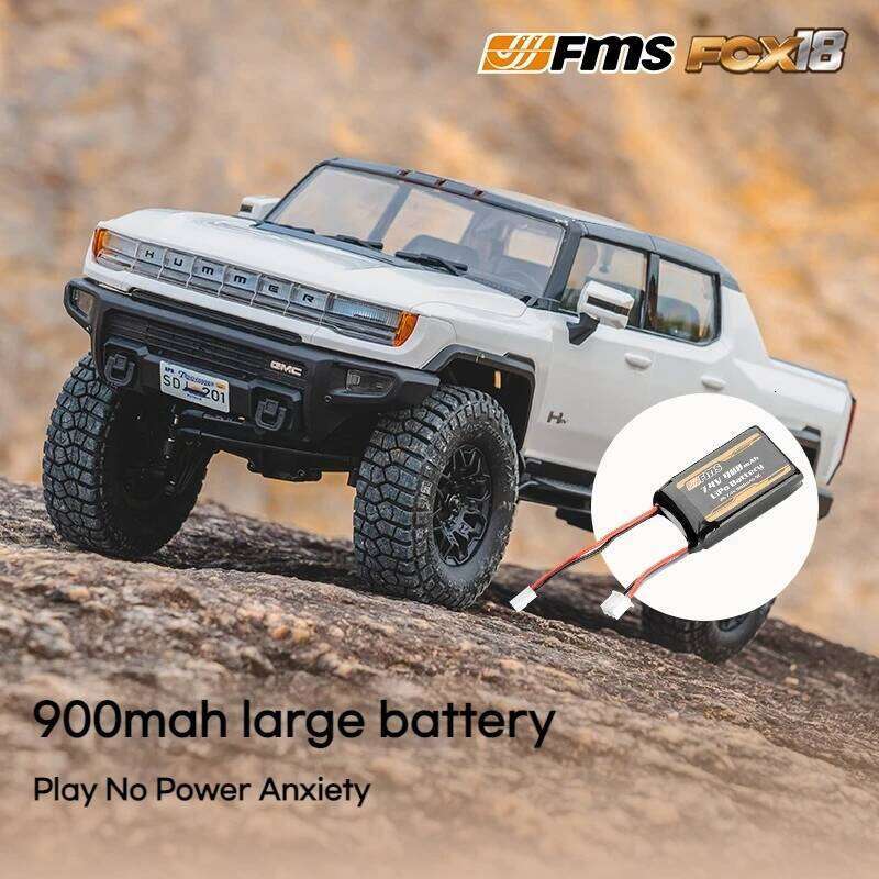 FMS 1: 18 Hummer Ev Pickup Electric Rc Remote Control Off Road Climbing Vehicle Simulation Car Model Toy Gift
