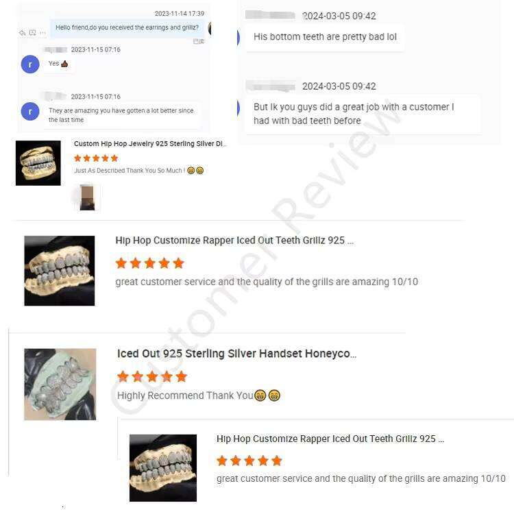 KIBO Jewelry HipHop Rapper VVS Teeth Mens IceCold Silver And GoldPlated Carbon Silicon Grillz