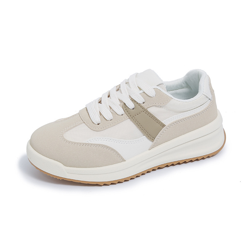 Ddmysports White Sneakers For Women Spring New Korean Style Ins Female Students Casual Sports Versatile Board Shoes Street Shooting AG Outdoor Shoes