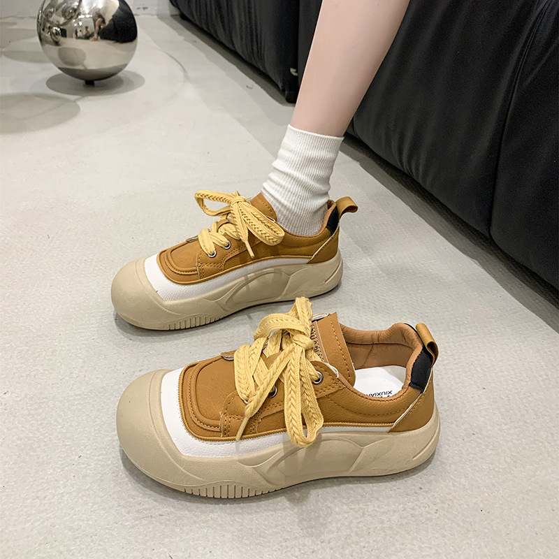 Ddmysports Spring New Breathable Women S Versatile Thick Soled Casual Sneakers Trendy Dad Shoes For Outdoor Shoes