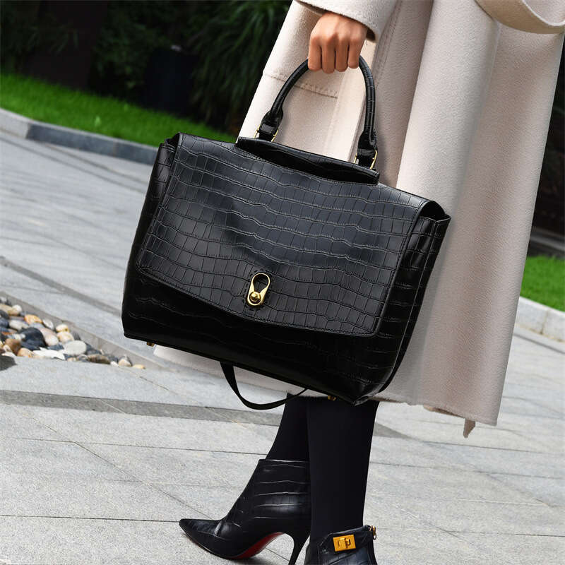 Handbag Fashion Stone Pattern For Women Hot Selling Shoulder Large Capacity Simple Commuter Tote Bag