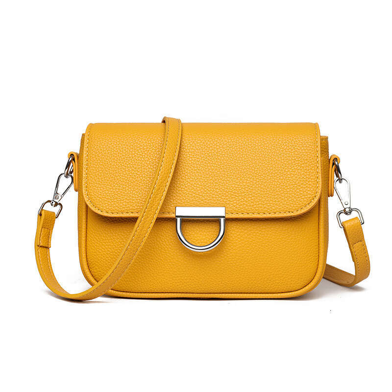 Genuine Leather Crossbody High-Quality Texture Spring Small Square Fashionable Elegant Versatile Shoulder Bag For Women