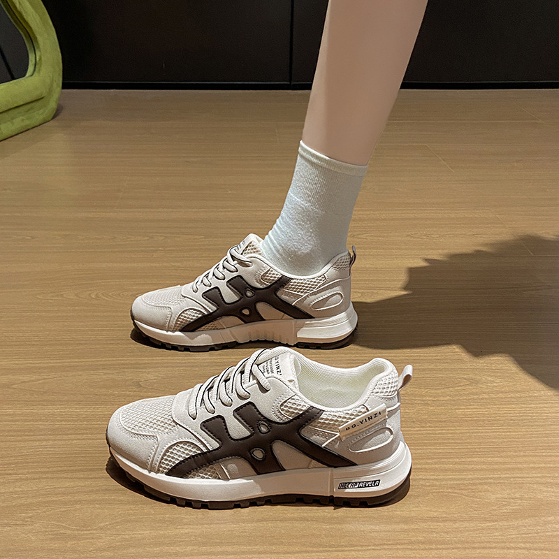 Ddmysports Ins Korean Style New Dad For Women Summer Student Sports Agan Casual Shoes Thick Sole Height Increasing Outdoor Shoes