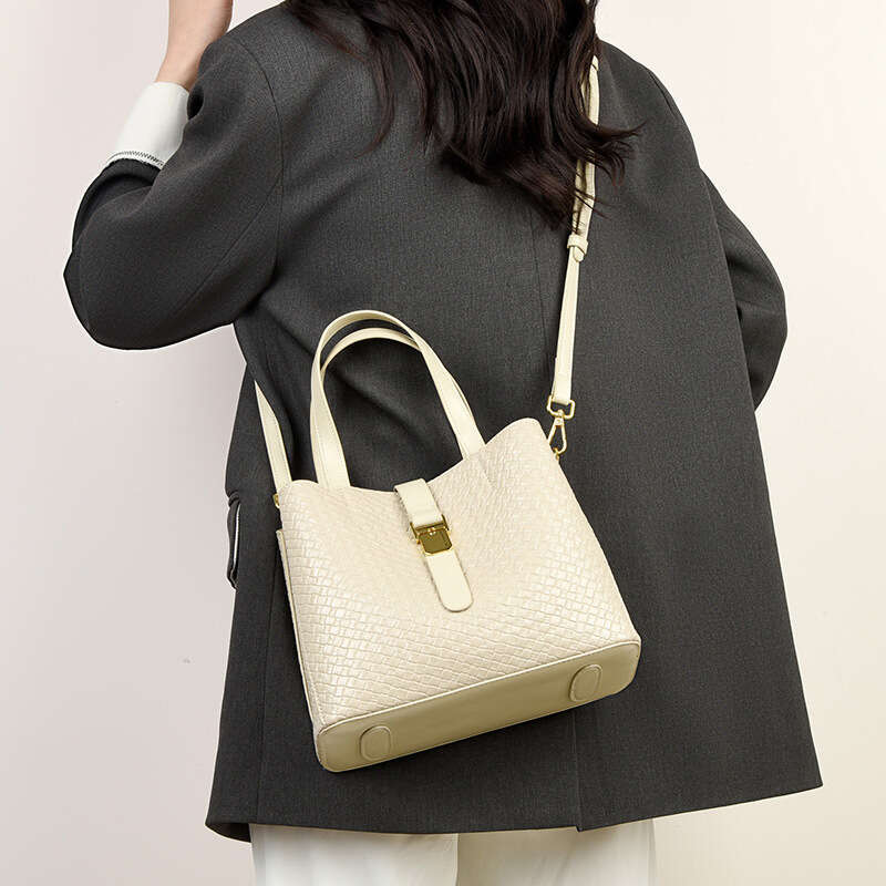 Handbag New Large Capacity Simple Bucket Niche High-End Shoulder Elegant Women's Crossbody Bag