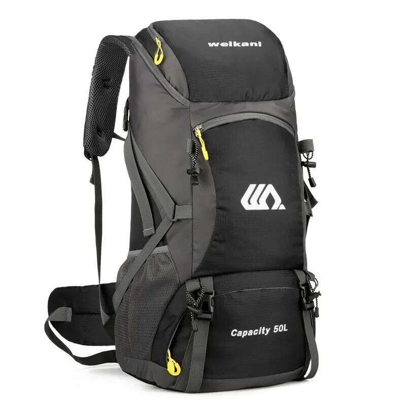 2025 New Outdoor Sports Backpack Mountaineering Large Capacity 50L Men And Women Hiking Camping Travel Shoulder Bag