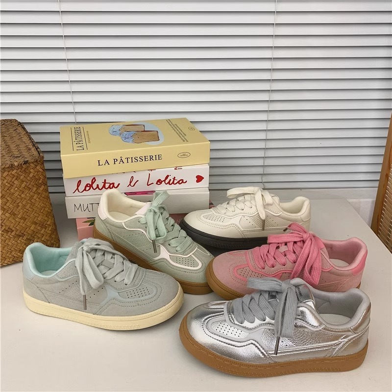 Ddmysports Autumn New German Training For Women Casual Versatile Breathable Lightweight Niche Sports Korean Style White Shoes Outdoor Shoes