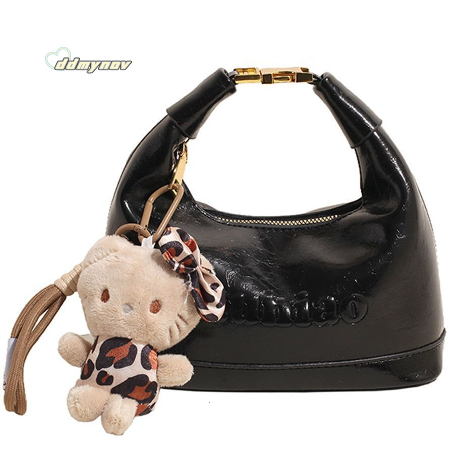 Red Small for Women 2025 New Fashion Trend Versatile Crossbody Super Popular Handheld Dumpling Bag ddmynov