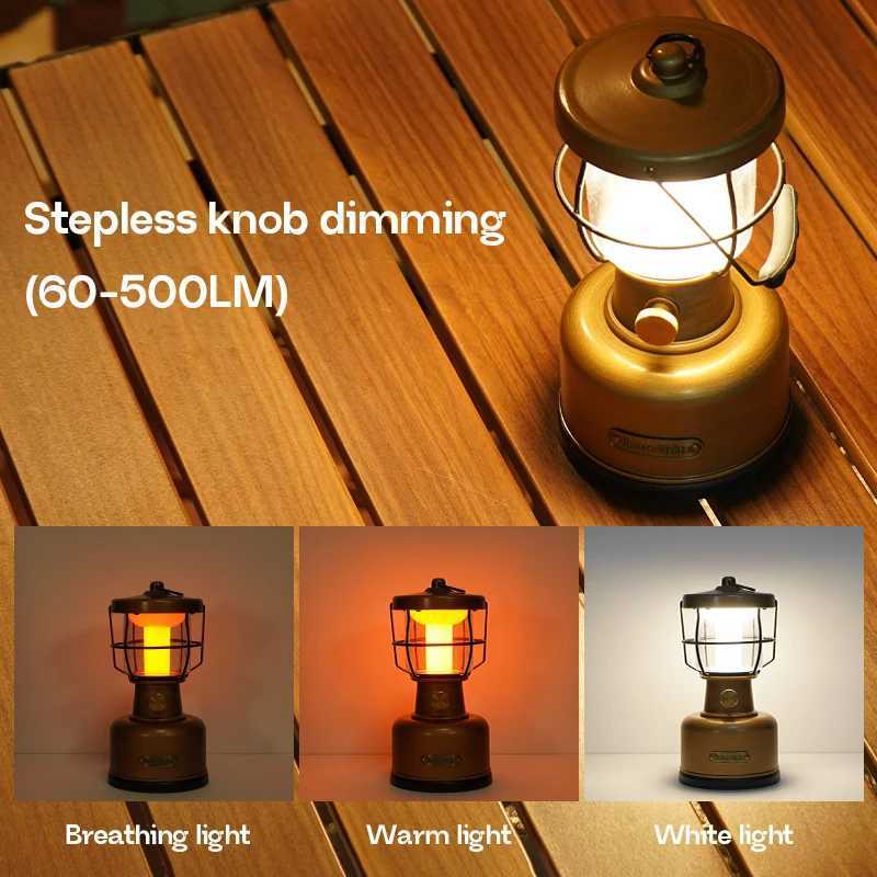 MOSLIGHTING Rechargeable Retro Horse Light Camping Lantern Portable Light Decoration Atmosphere Desk Lamp Outdoor Camping lights W250613