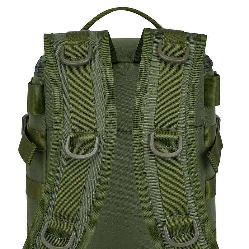 Waterproof Multi-Pocket Fishing Backpack W/ Tackle Storage, Mountable Slings, Large Unisex Duffel For Hiking, Camping, Mountaine