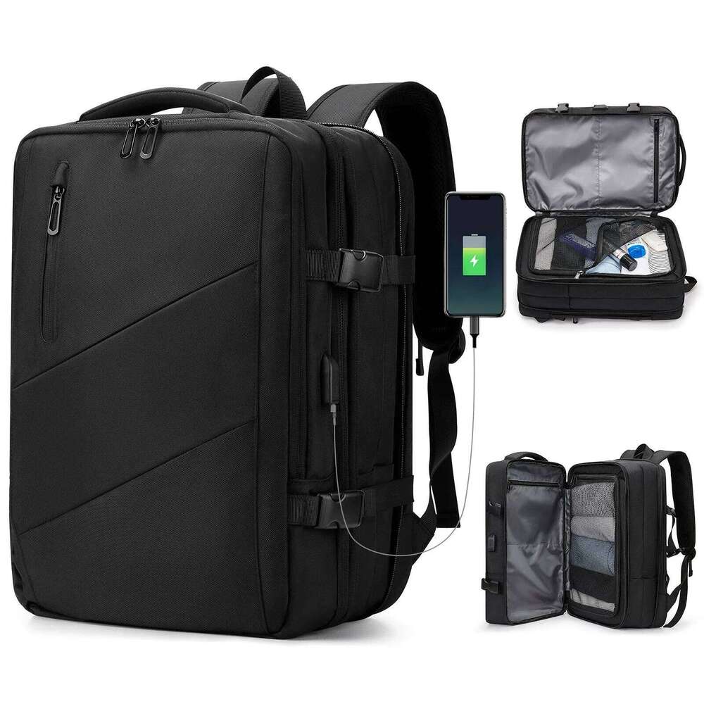 Extra Large 40L Travel For Men Extenable Airplane Cabin Carry On Backpack Waterproof Business Work Laptop Bag
