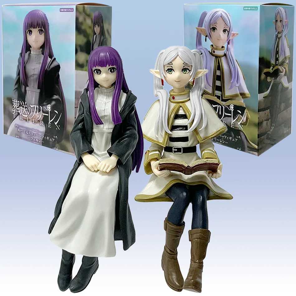 14cm Frieren Beyond Journeys End Anime Figure Sitting Fern Action Figures Frieren dle Stopper PVC Model Statue CollectionXJ250614