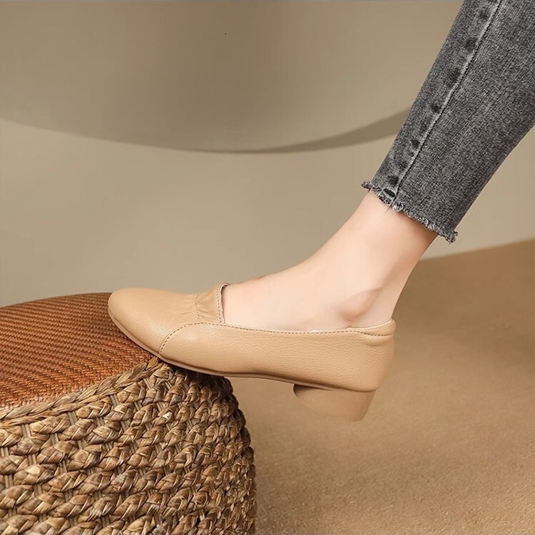 Ddmysports Early Spring New Fashion Shallow Mouth Slip On Soft Sole Commuter Women S Casual Versatile Comfortable Mom Shoes Outdoor Shoes