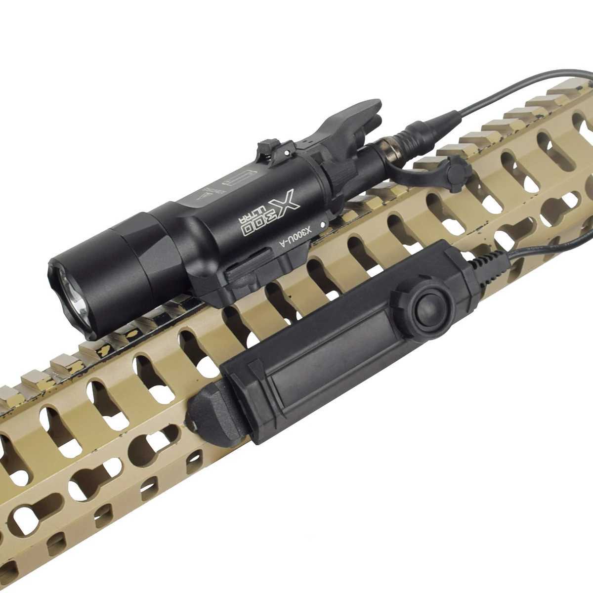 Tactical Remote Dual Switch Assemblies For X300 X400 Series Flashlight Constant Momentary Control Light Torch SwitchXJ250613