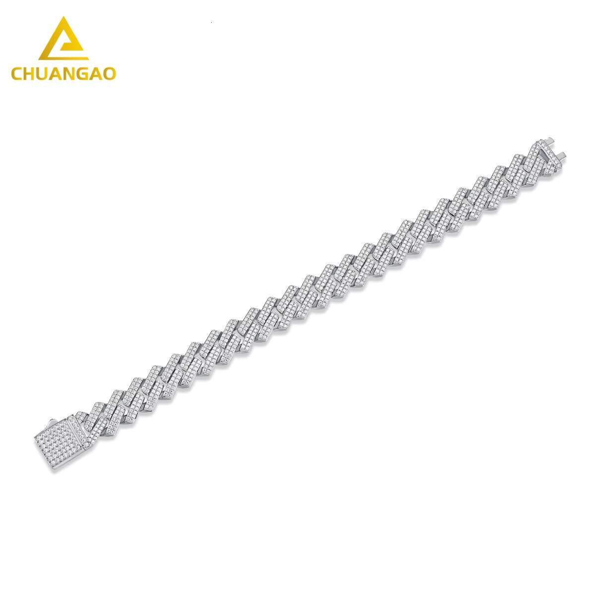 925 Charm Bracelet Silver Moissanite Tennis Bracelet Pass Diamond Tester Jewelry