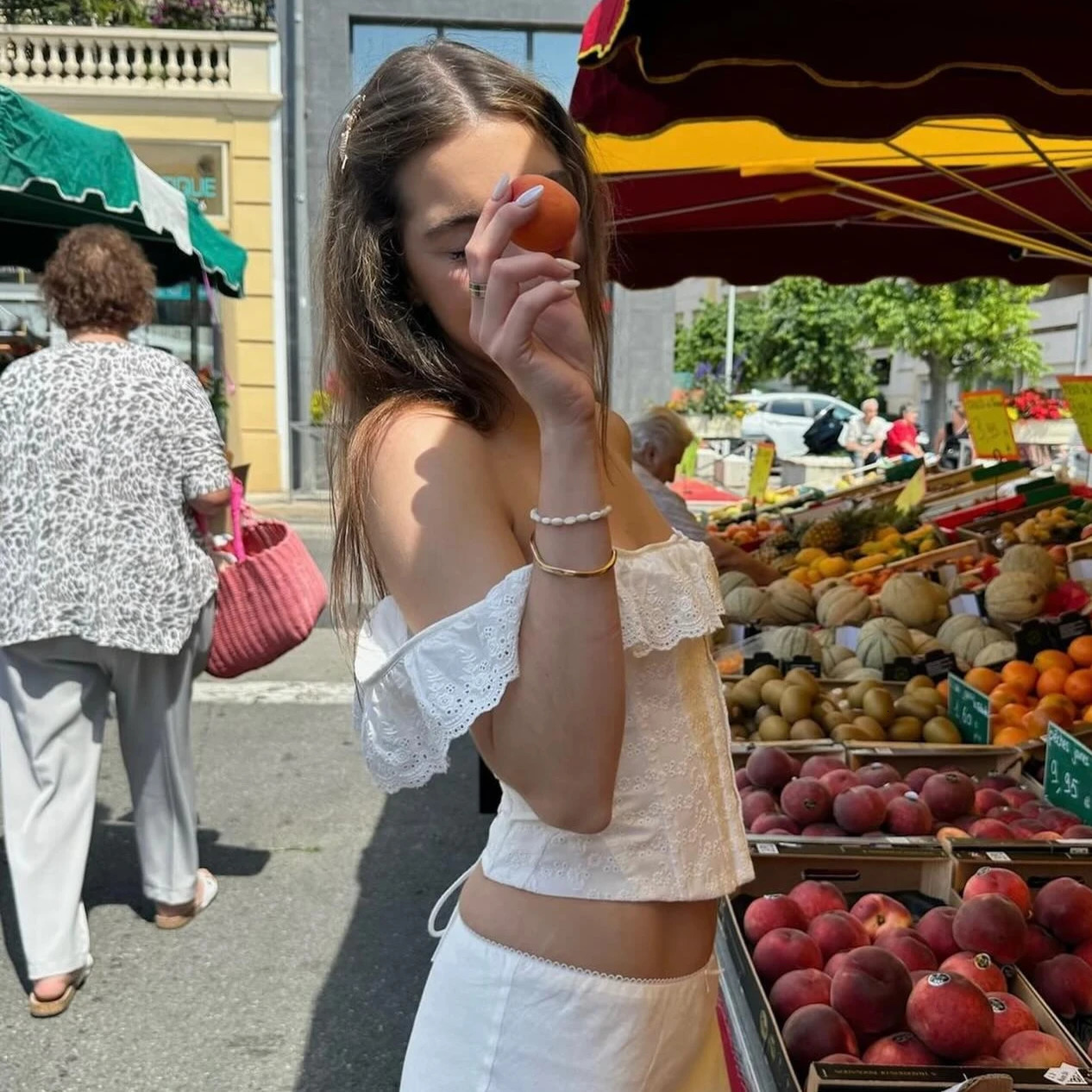 Mingmingxi Summer White Corset Top Sexy Arrivals Crop Women Lace Up Tank Top 250611