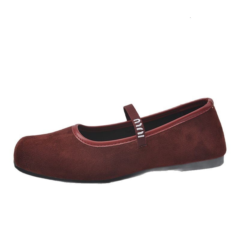 Ddmysheep Ddmysheep French Style Mary Jane Flat Ballet Spring Autumn Soft Sole Women S Fashion Single Shoes Korean Version Shallow Mouth