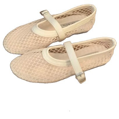 Ddmysports Summer Mesh For Women Breathable Sandals New Style Elegant Hollow Single Shoes Flat Slip On Outdoor Shoes