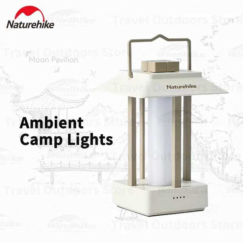Naturehike Sunset Camping Lights Outdoor Portable LED Light IPX4 Waterproof Tent Hanging Lights Ambient Camp Breathing Lights W250613