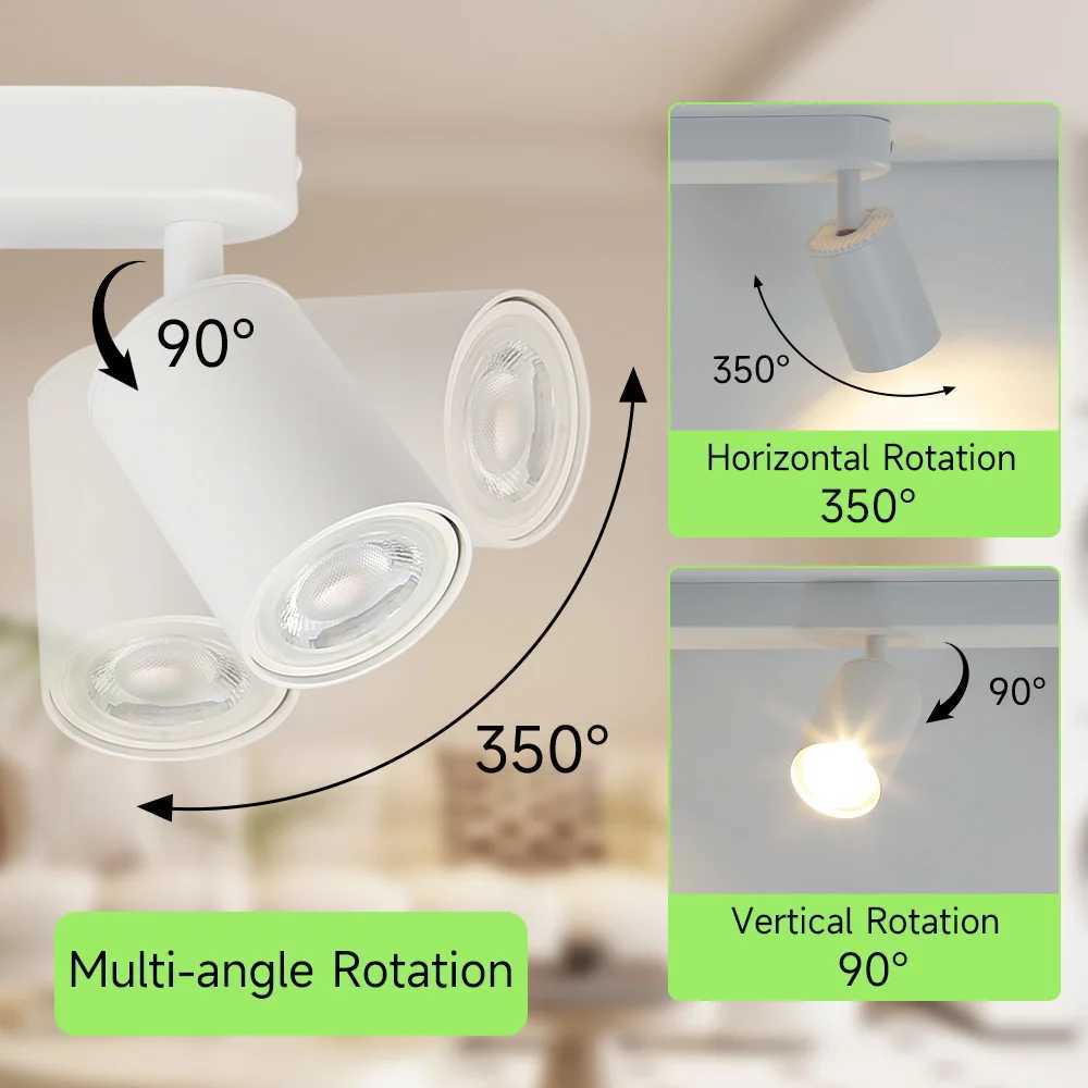 LED Ceiling Light 110v 220v Replacement GU10 Bulb Ceiling Spot Light for Bedroom Living Room Corridor Kitchen Ceiling LampXJ2500613